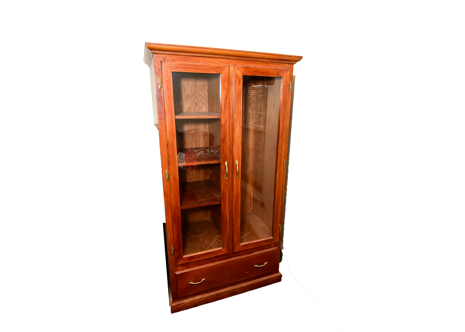 Oak Display Cabinet