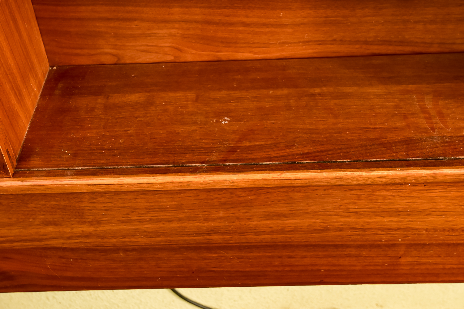 Vintage Wood Storage Headboard