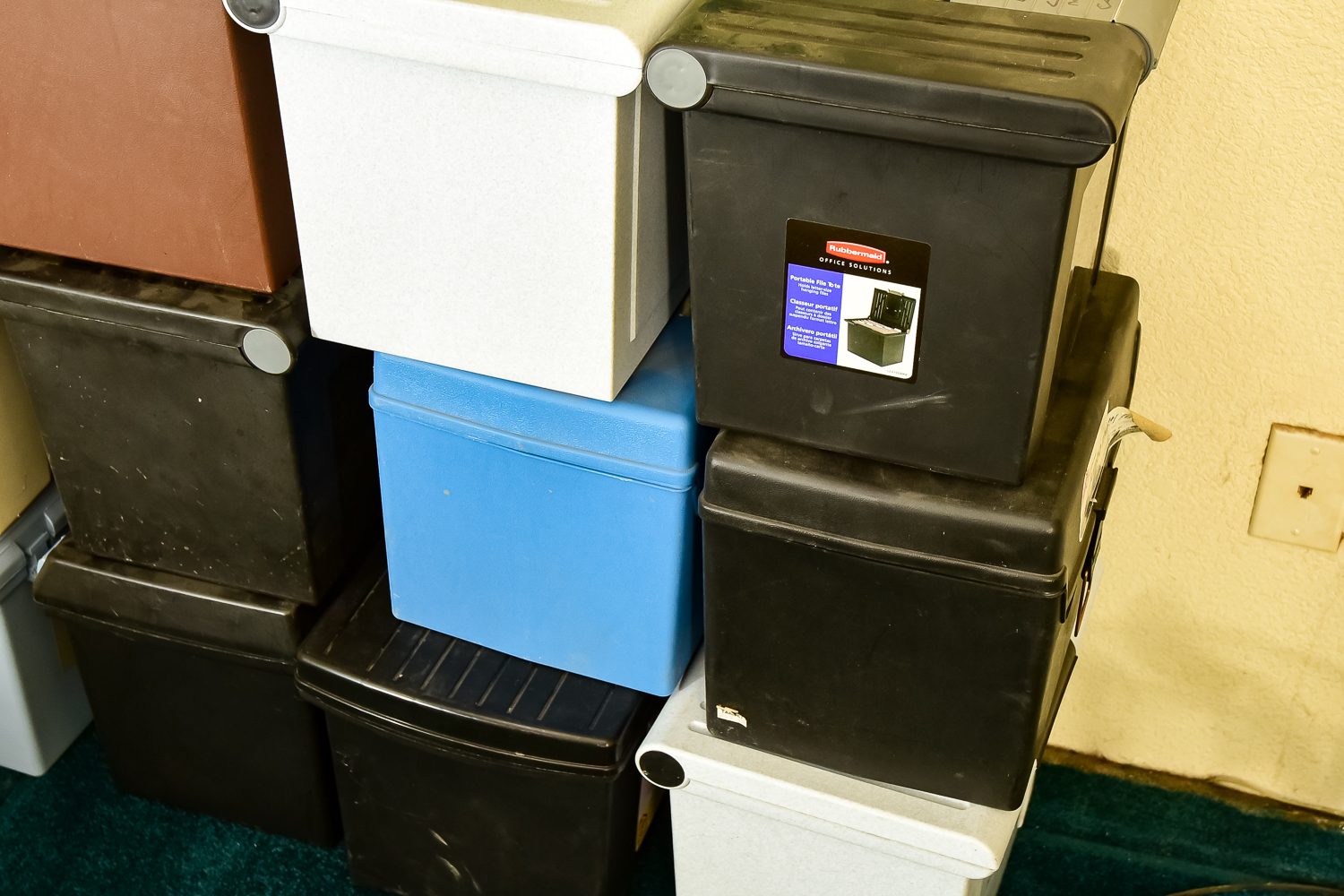 Assortment of File Boxes