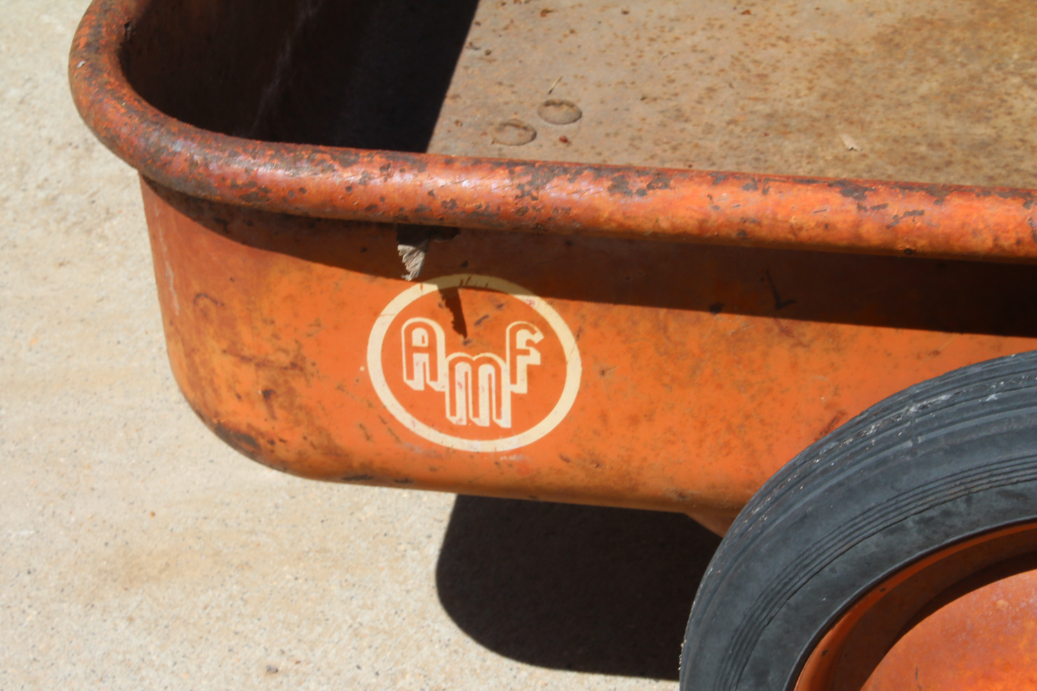 Vintage Children's Tractor and Wagon