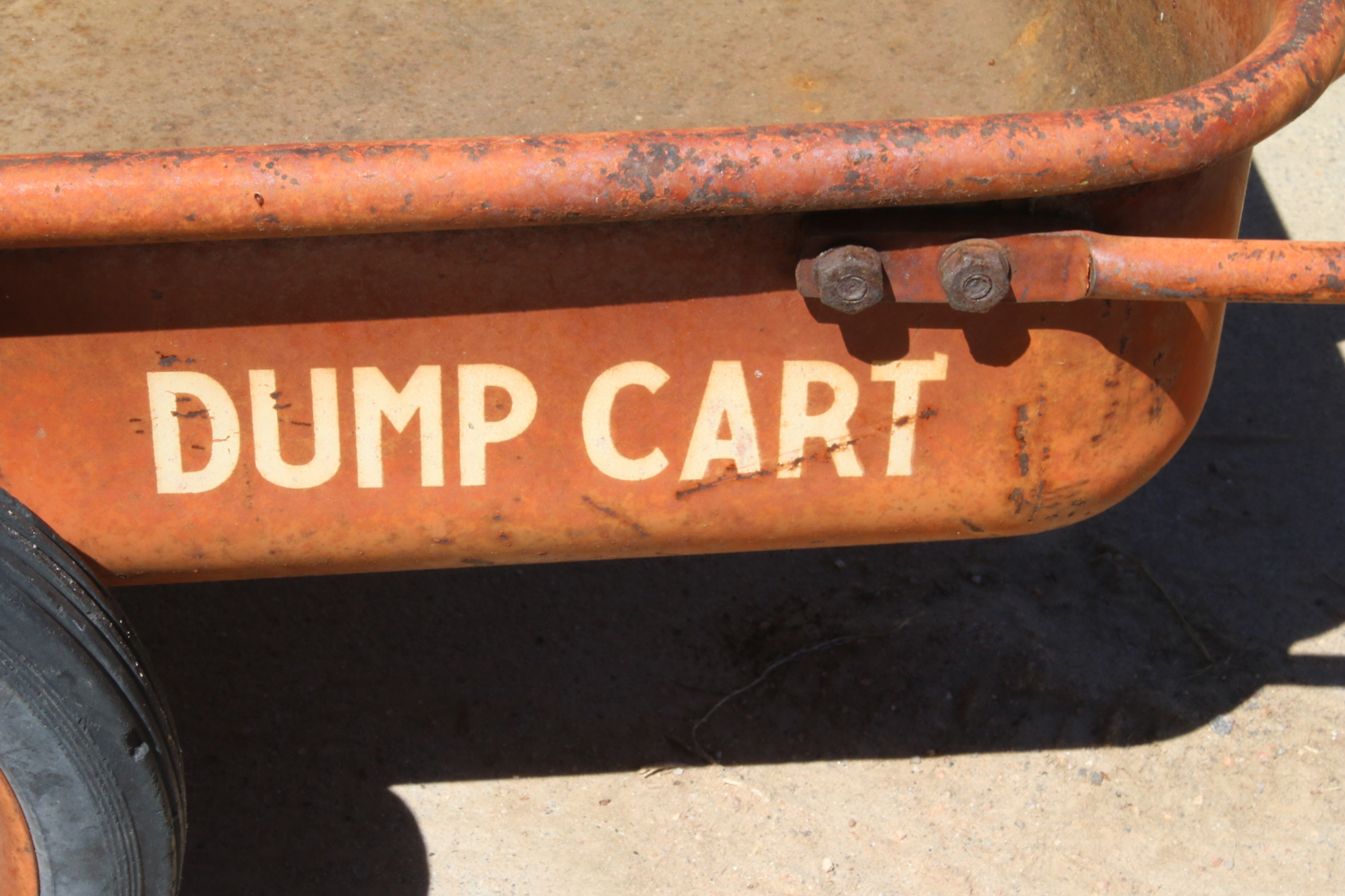 Vintage Children's Tractor and Wagon