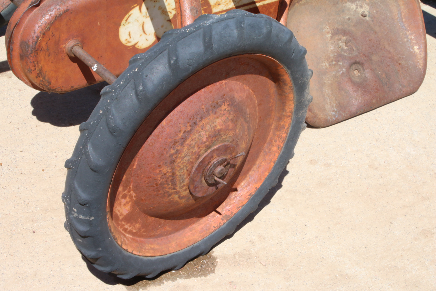 Vintage Children's Tractor and Wagon