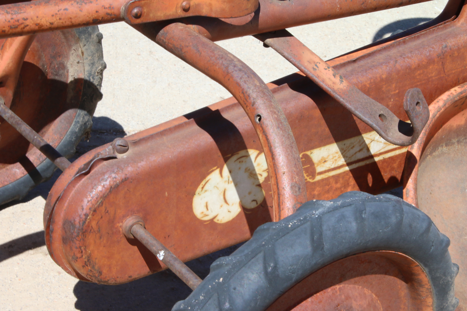 Vintage Children's Tractor and Wagon