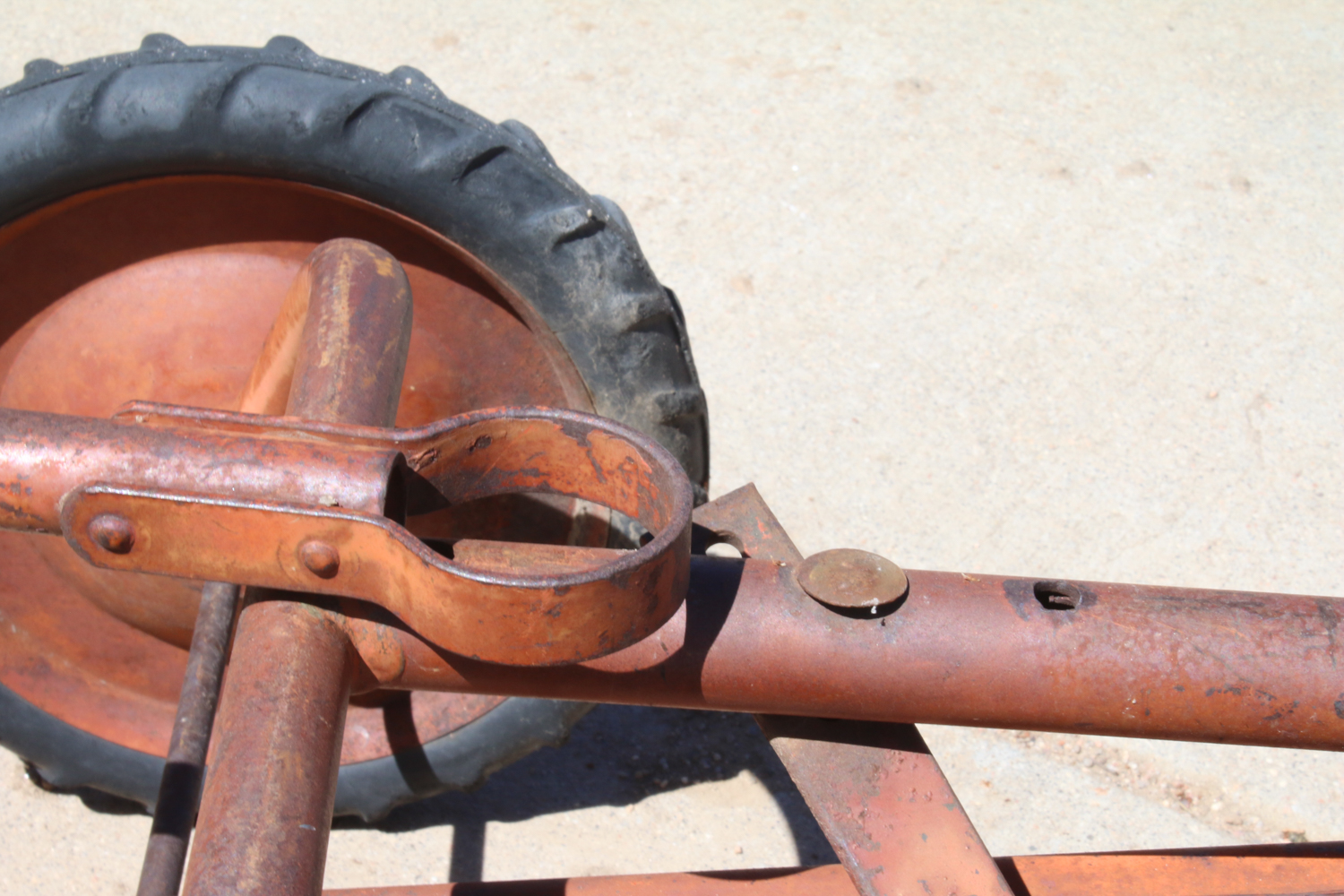 Vintage Children's Tractor and Wagon