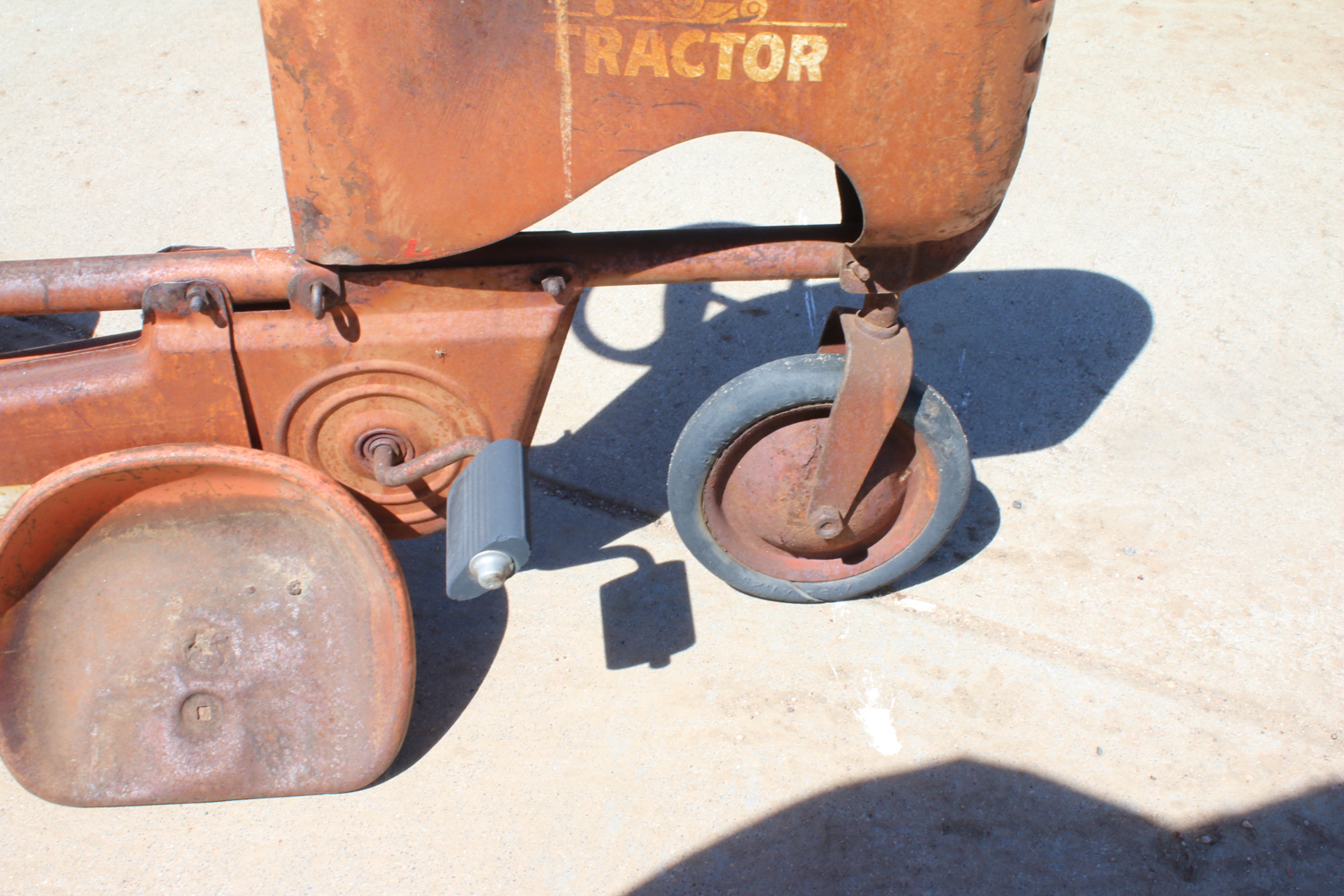 Vintage Children's Tractor and Wagon