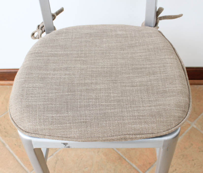 Pair of Silver Tone Metal Chairs