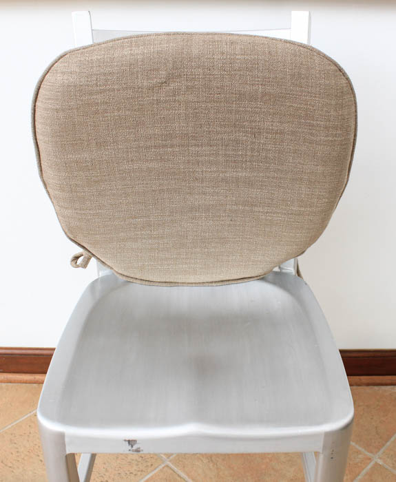 Pair of Silver Tone Metal Chairs