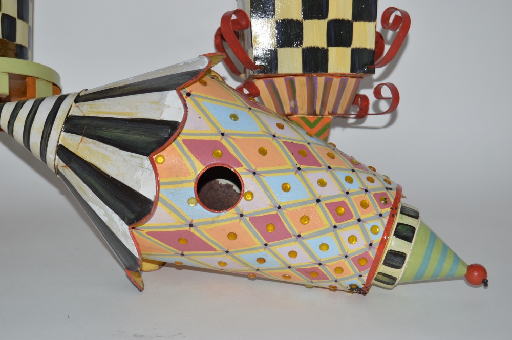 MacKenzie - Childs Whimsical Bird Houses