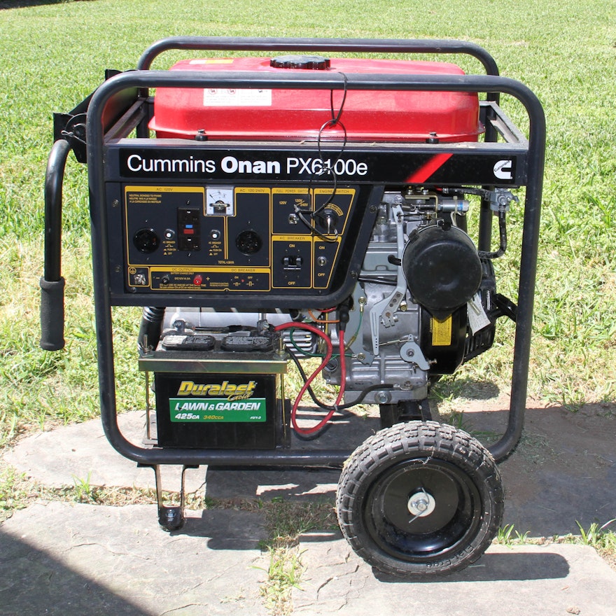 Cummins Onan PX6100e Portable Diesel Powered Generator