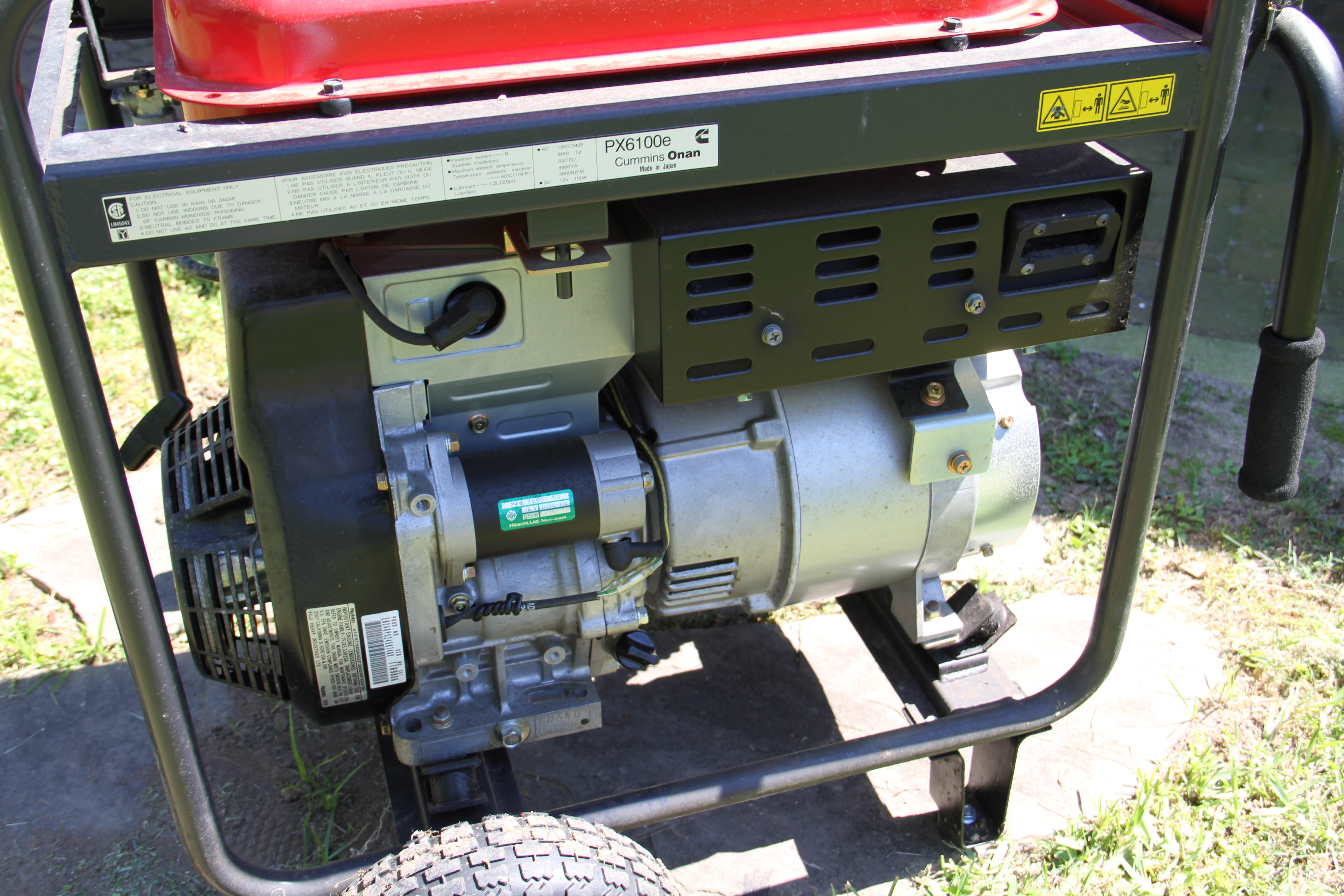 Cummins Onan PX6100e Portable Diesel Powered Generator
