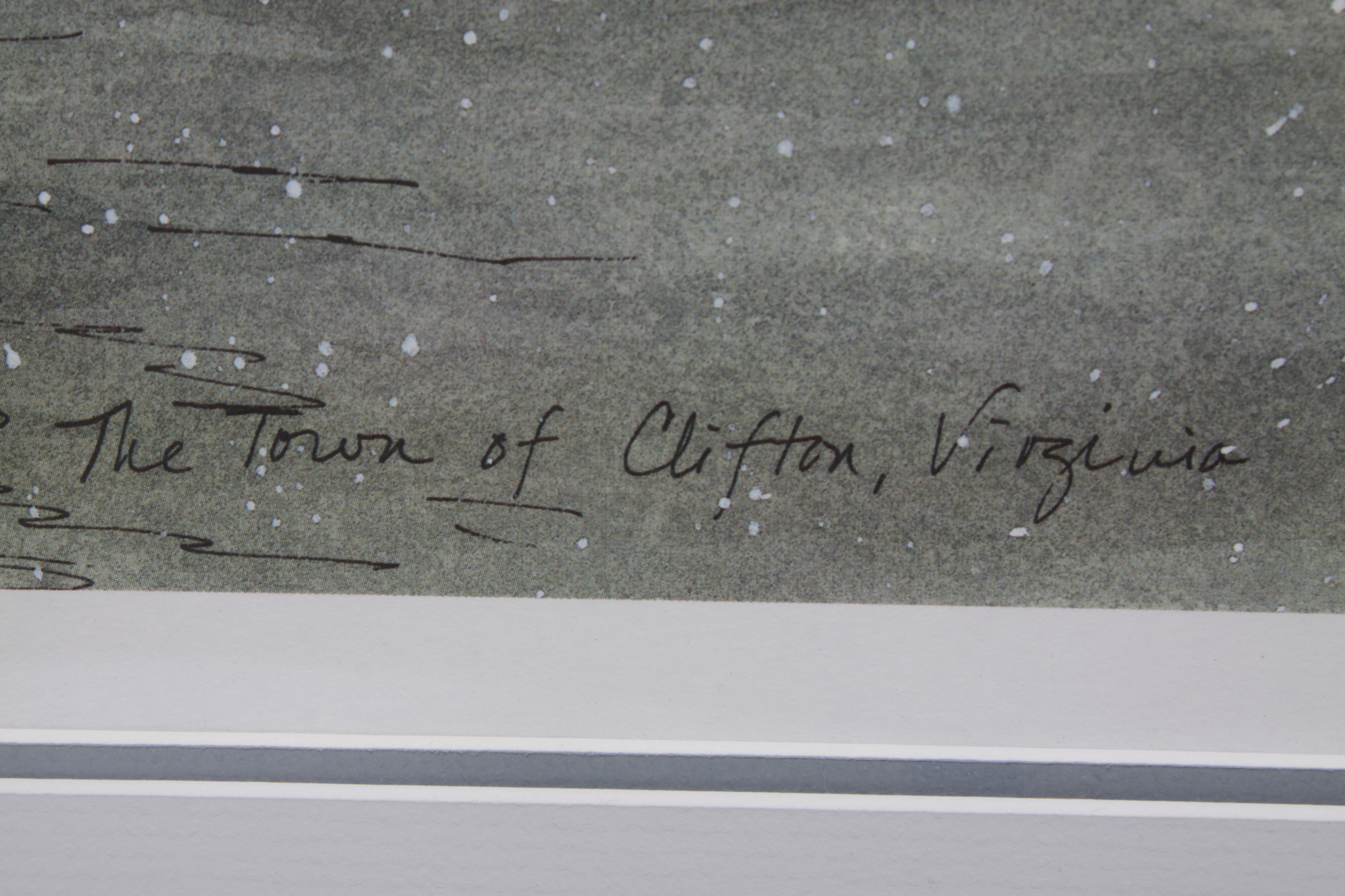 Trio of Ellen Jones Prints of Clifton Virginia Landmarks