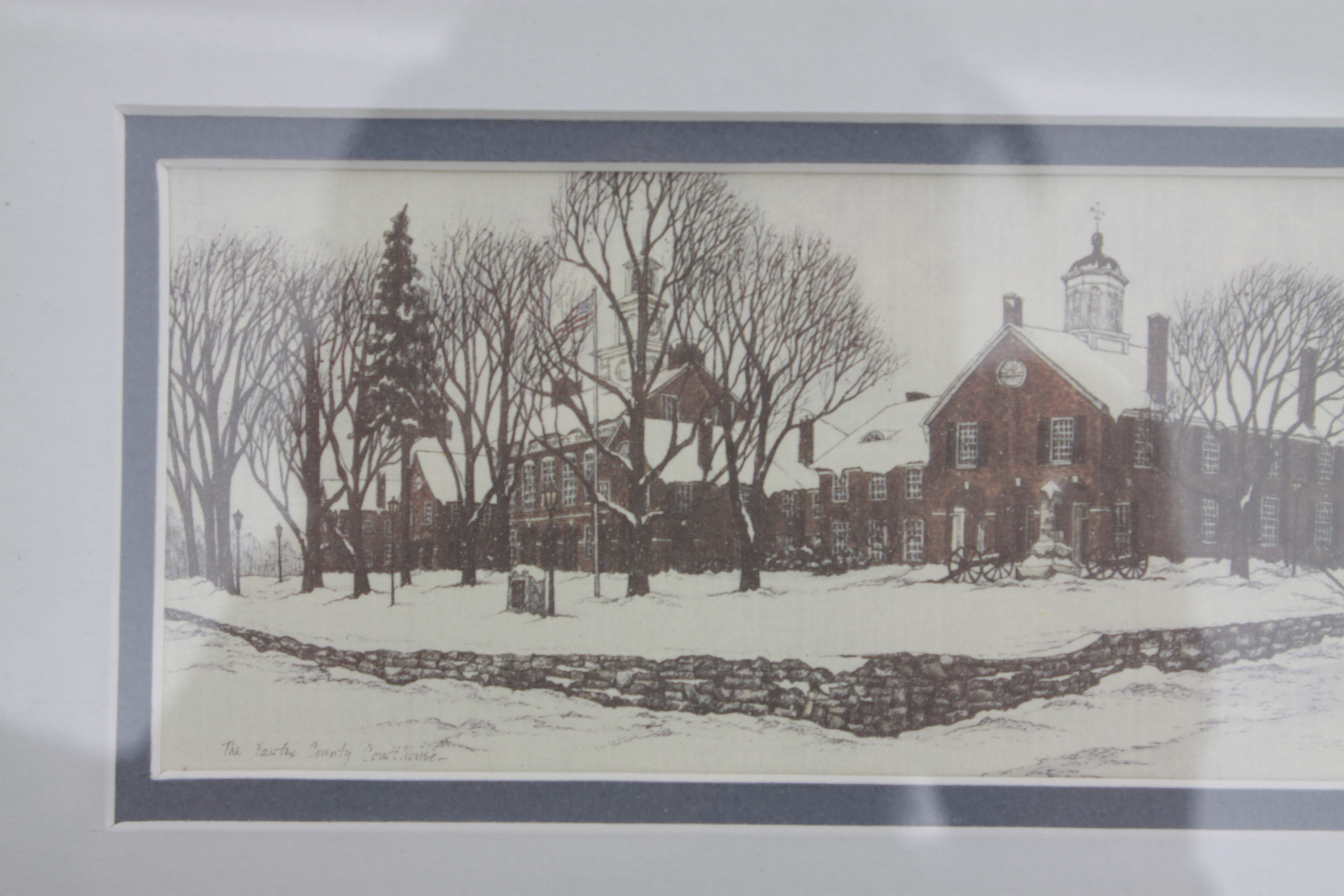 Trio of Ellen Jones Prints of Clifton Virginia Landmarks