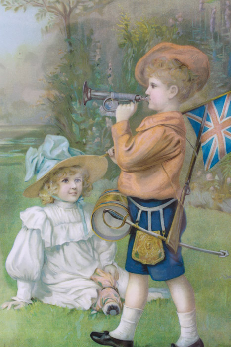 Antique Chromolithograph Print "A Future C.I.V."