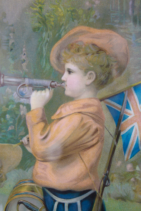 Antique Chromolithograph Print "A Future C.I.V."