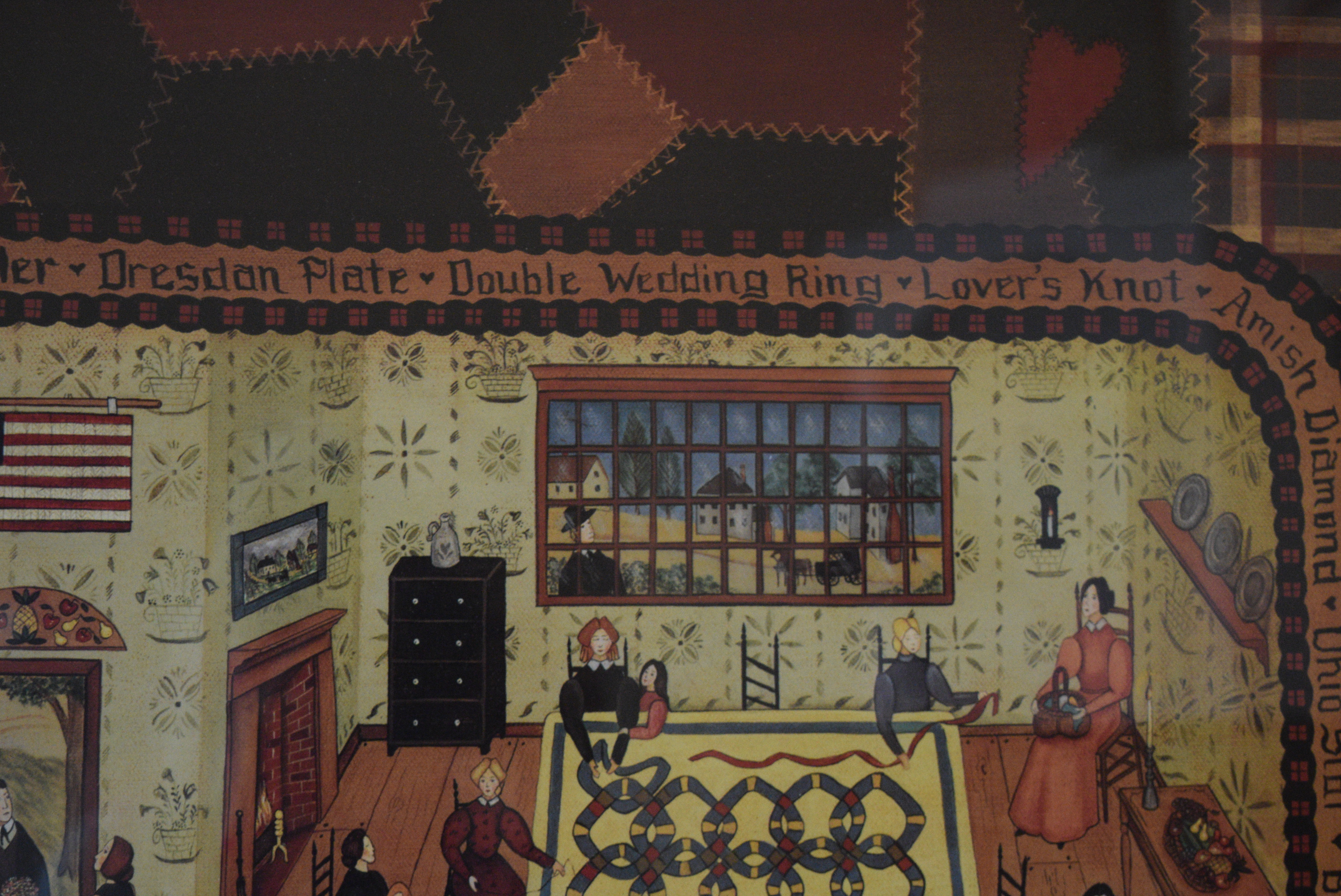 Maria Pfropper 'A Stitch In Time' Limited Edition Lithograph