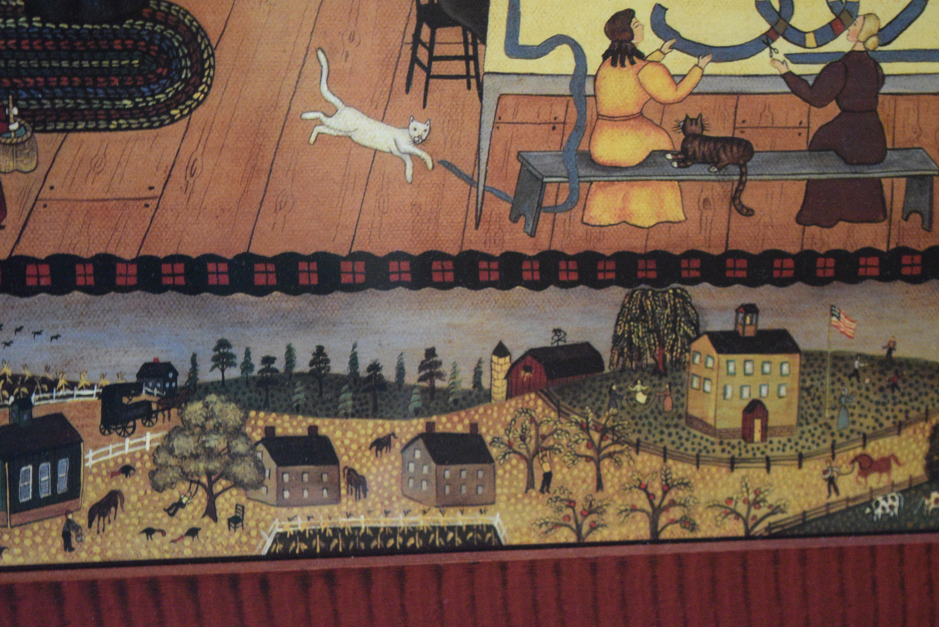 Maria Pfropper 'A Stitch In Time' Limited Edition Lithograph