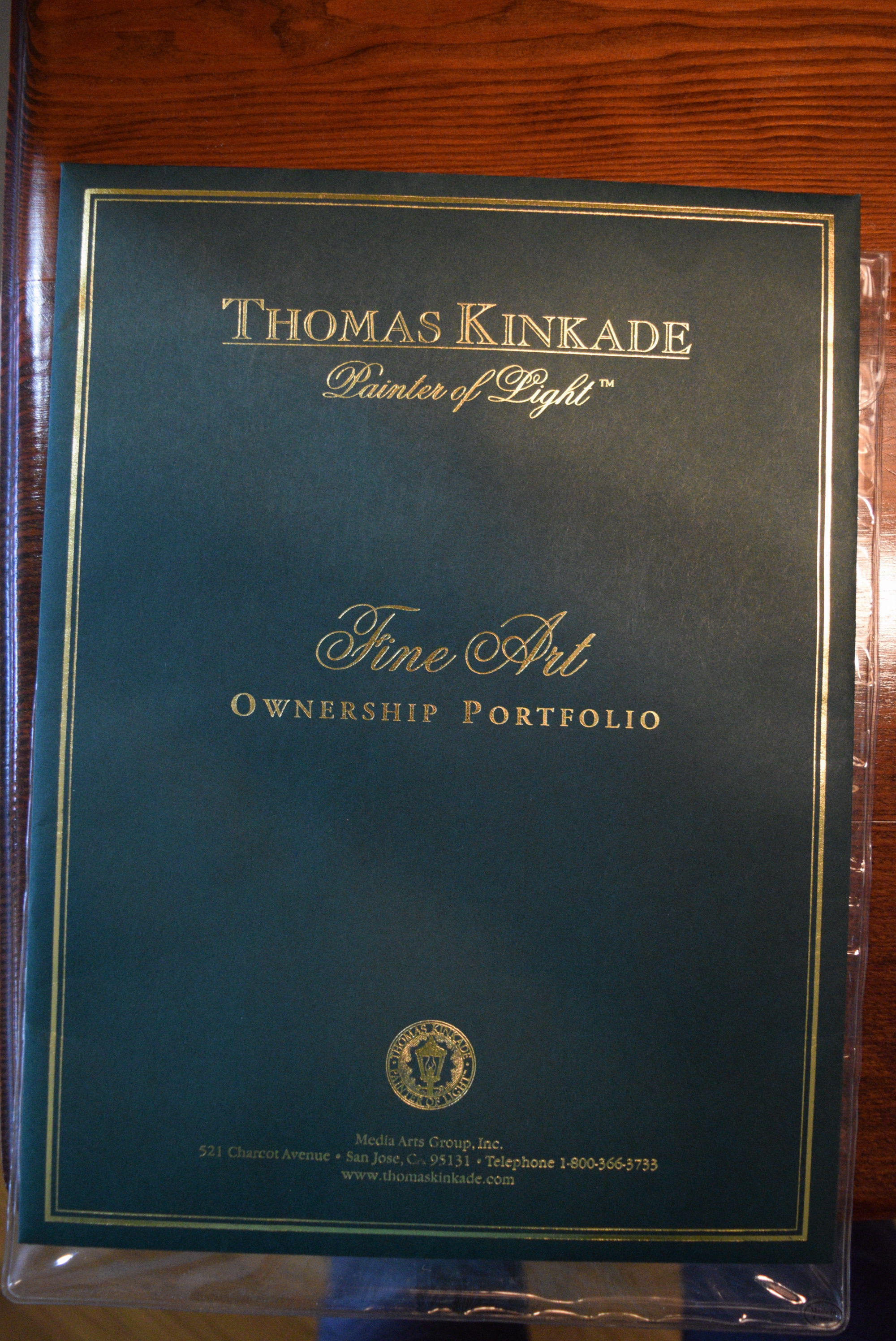 Thomas Kinkade 'Sunset at Riverbend Farm' Signed Limited Edition Lithograph on Canvas