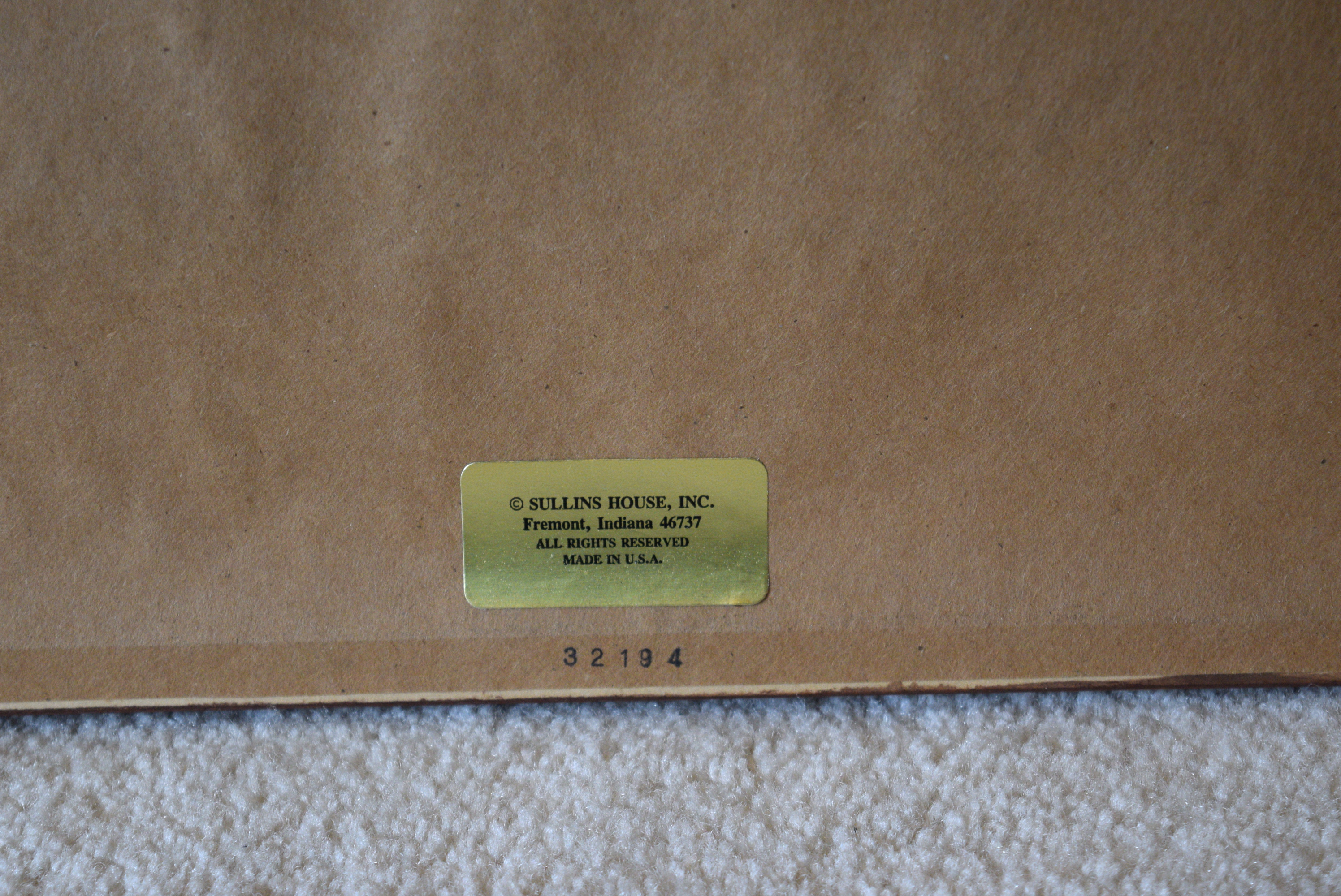 Elizabeth Gilkey Lithograph on Board