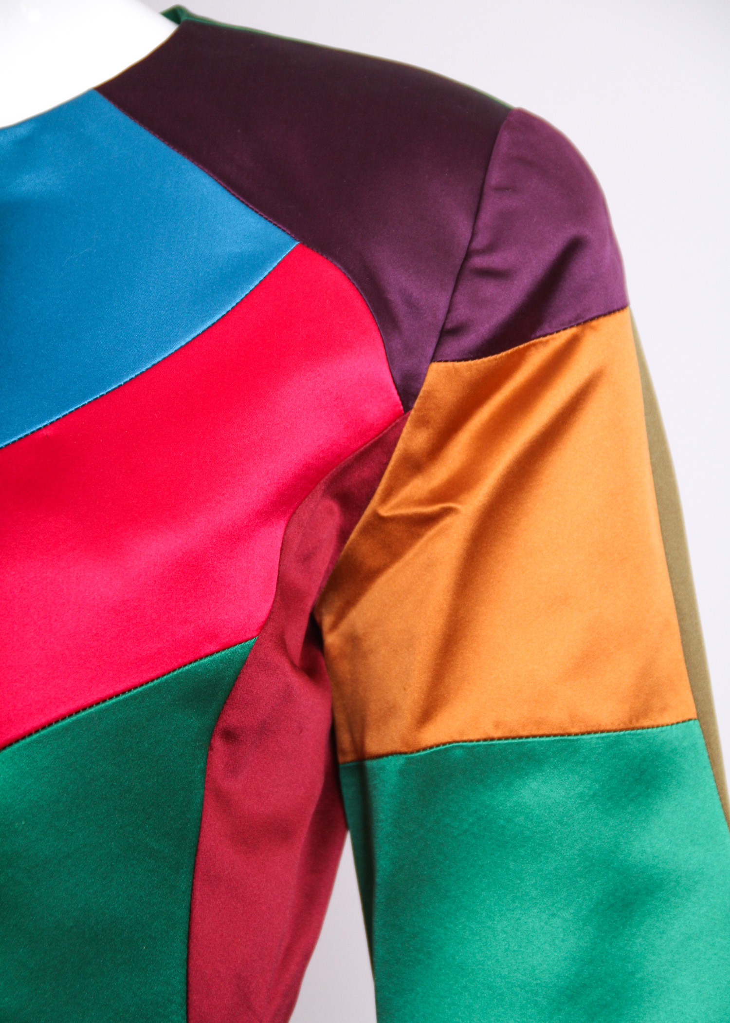 Oscar de la Renta Satin Jacket and Dress