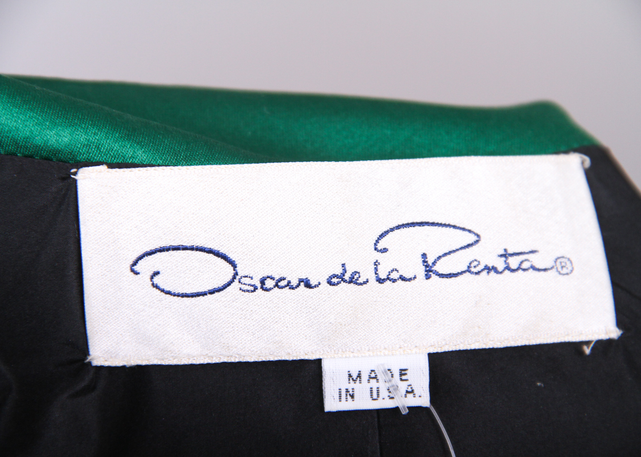 Oscar de la Renta Satin Jacket and Dress