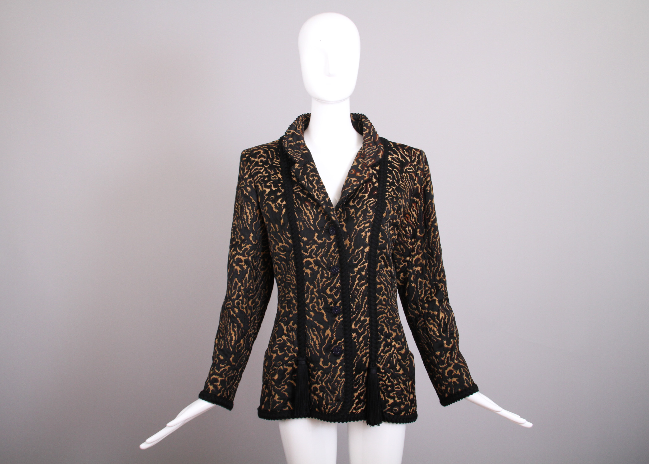 Yves Saint Laurent Quilted Brocade Jackets