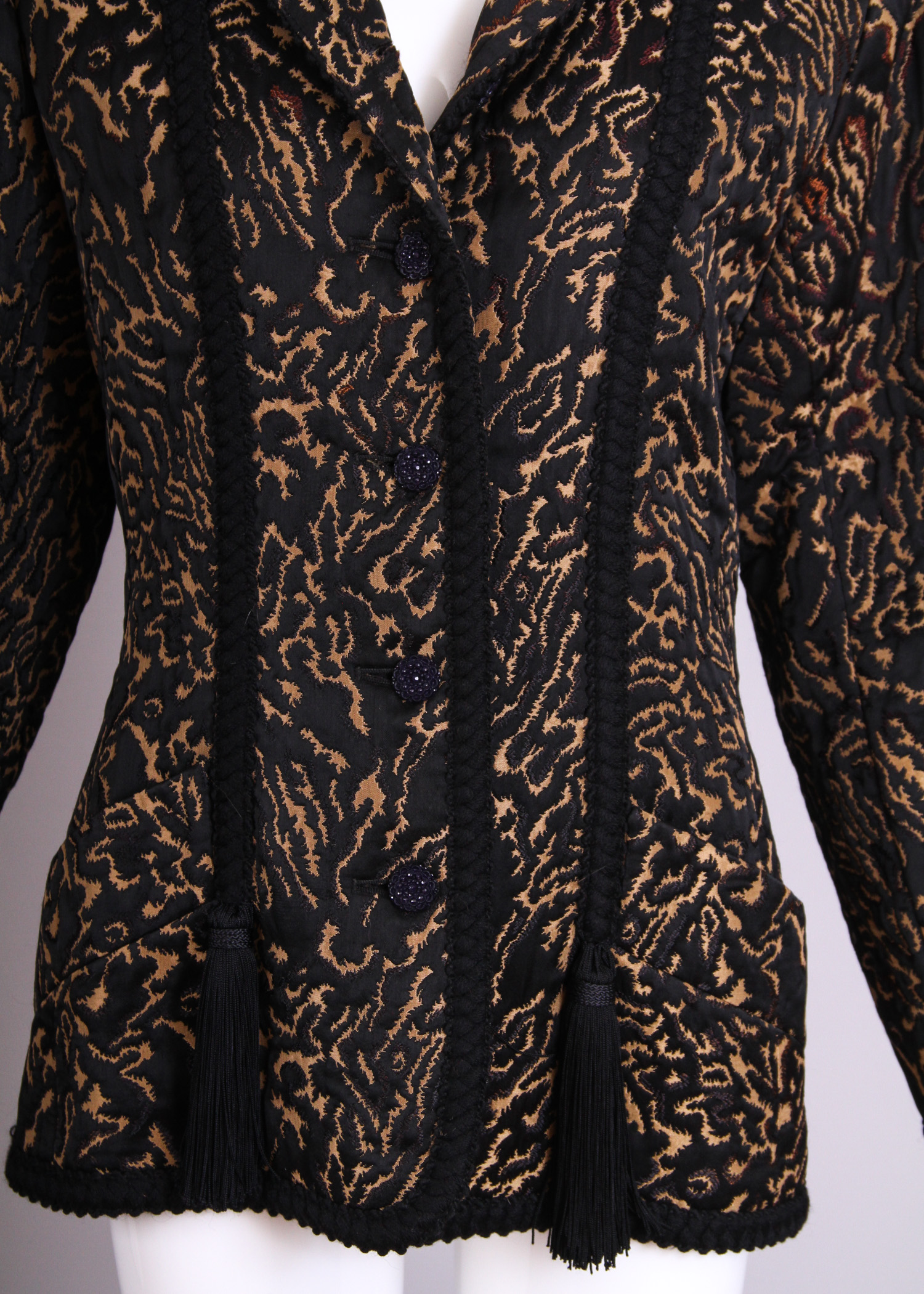 Yves Saint Laurent Quilted Brocade Jackets