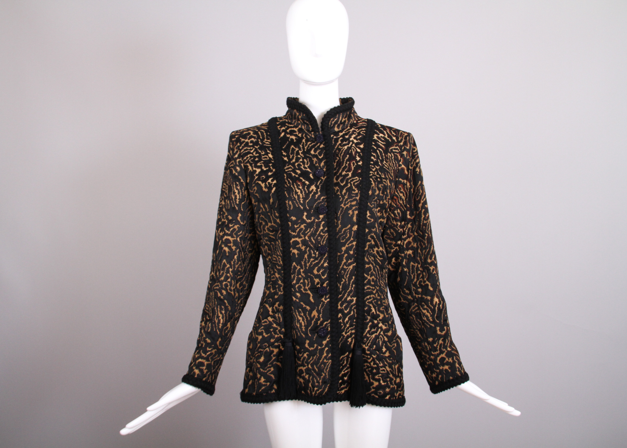 Yves Saint Laurent Quilted Brocade Jackets
