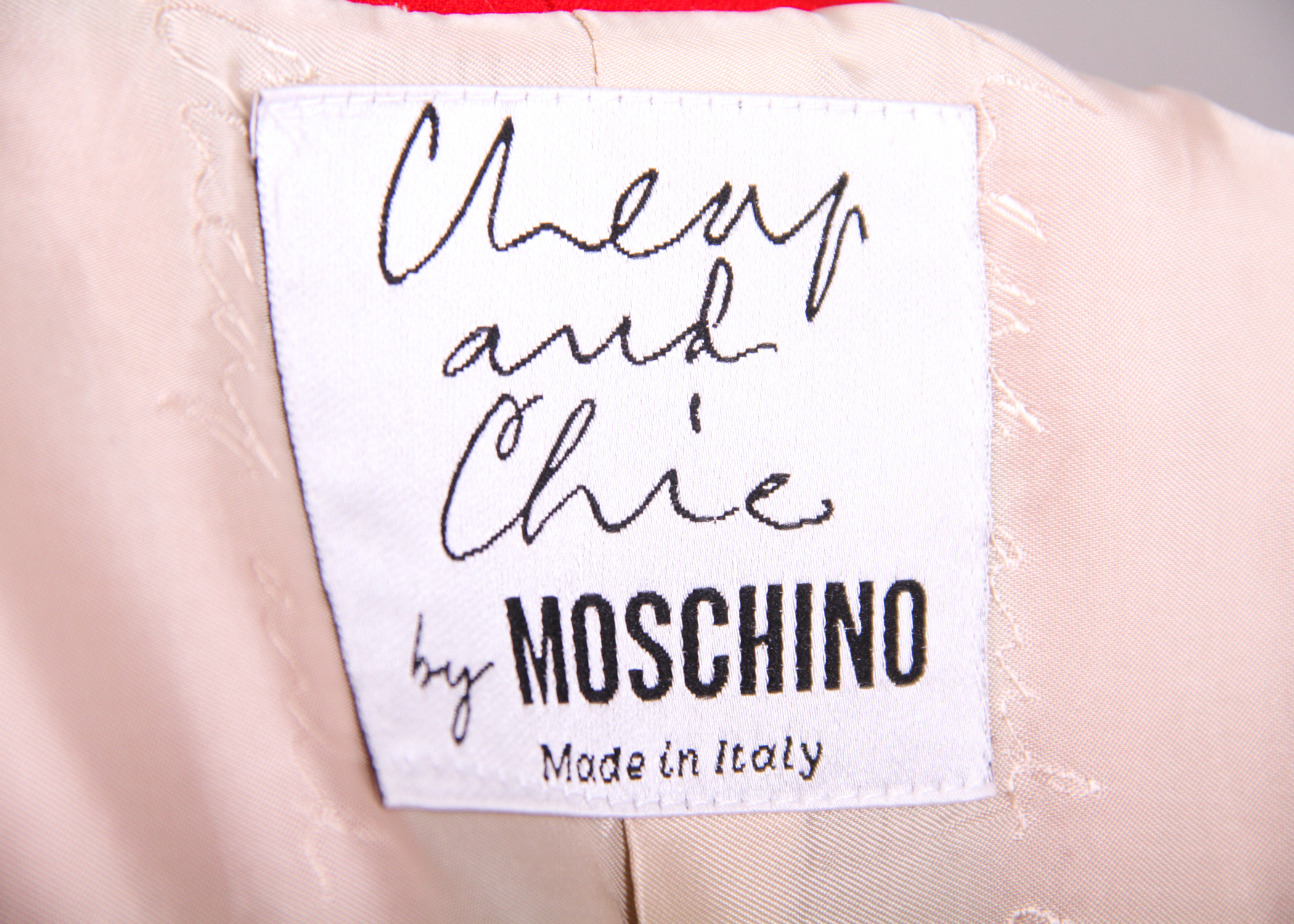 Moschino Jacket and Skirt Ensemble