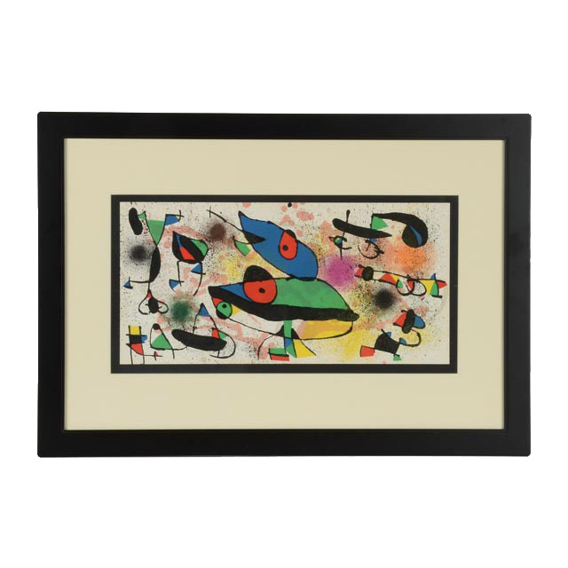 Joan Miró Original Lithograph "Sculptures II"