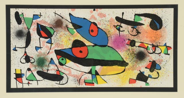 Joan Miró Original Lithograph "Sculptures II"