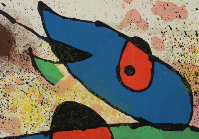 Joan Miró Original Lithograph "Sculptures II"