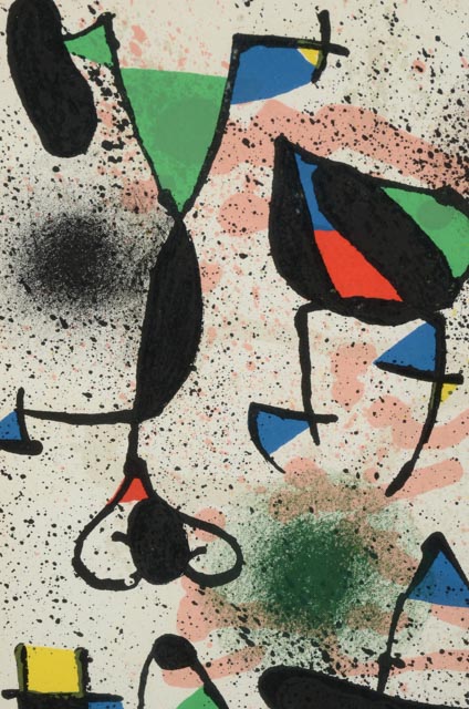 Joan Miró Original Lithograph "Sculptures II"