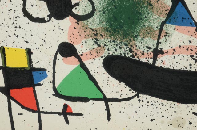 Joan Miró Original Lithograph "Sculptures II"