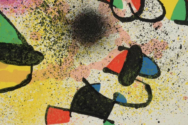 Joan Miró Original Lithograph "Sculptures II"