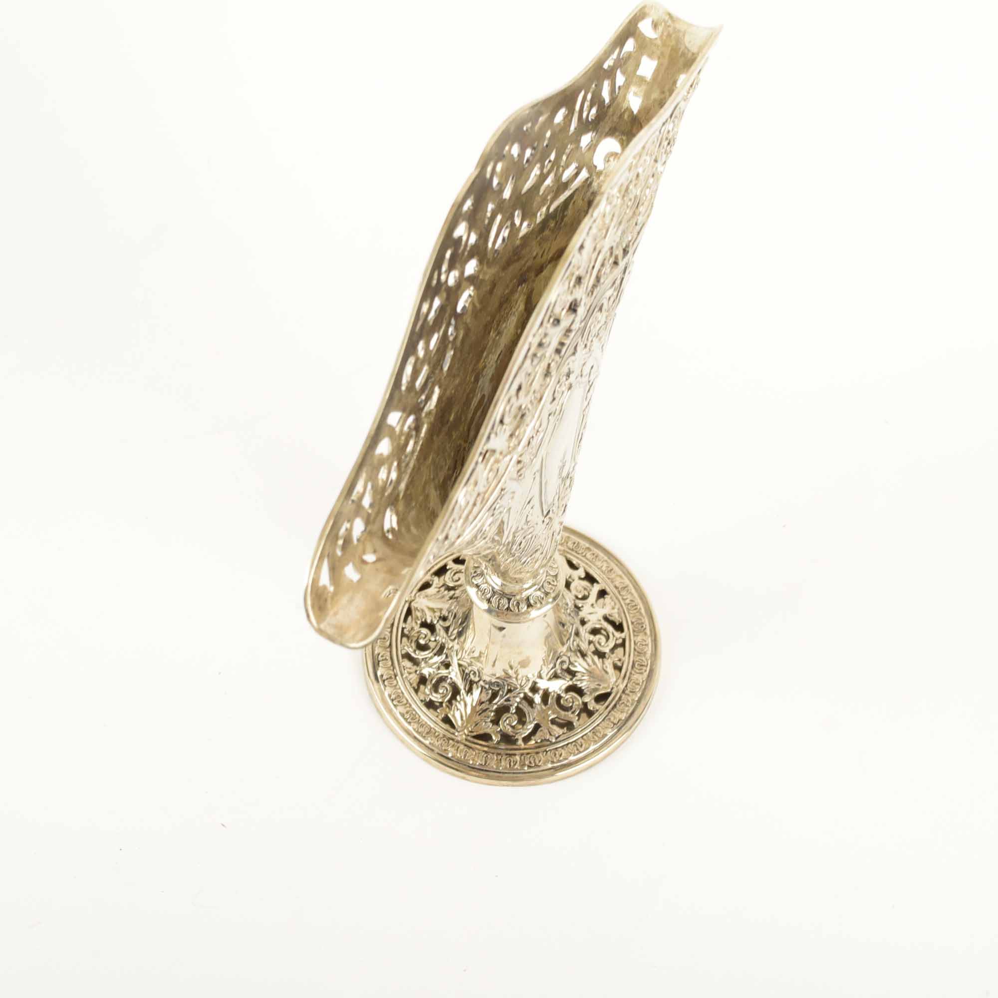 Godinger Silver Art Co. Silverplated Fan Vase