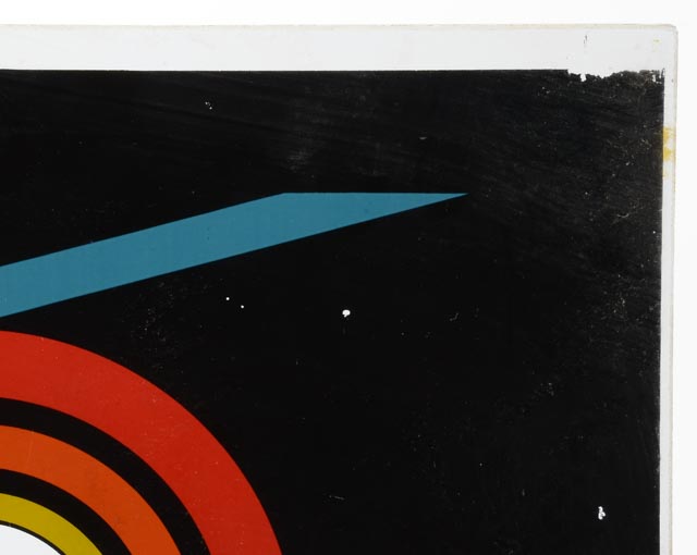 Vintage 1982 Arcade "Robotron 2084" Glass Face Plate and Marrquee