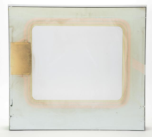 Vintage 1982 Arcade "Robotron 2084" Glass Face Plate and Marrquee