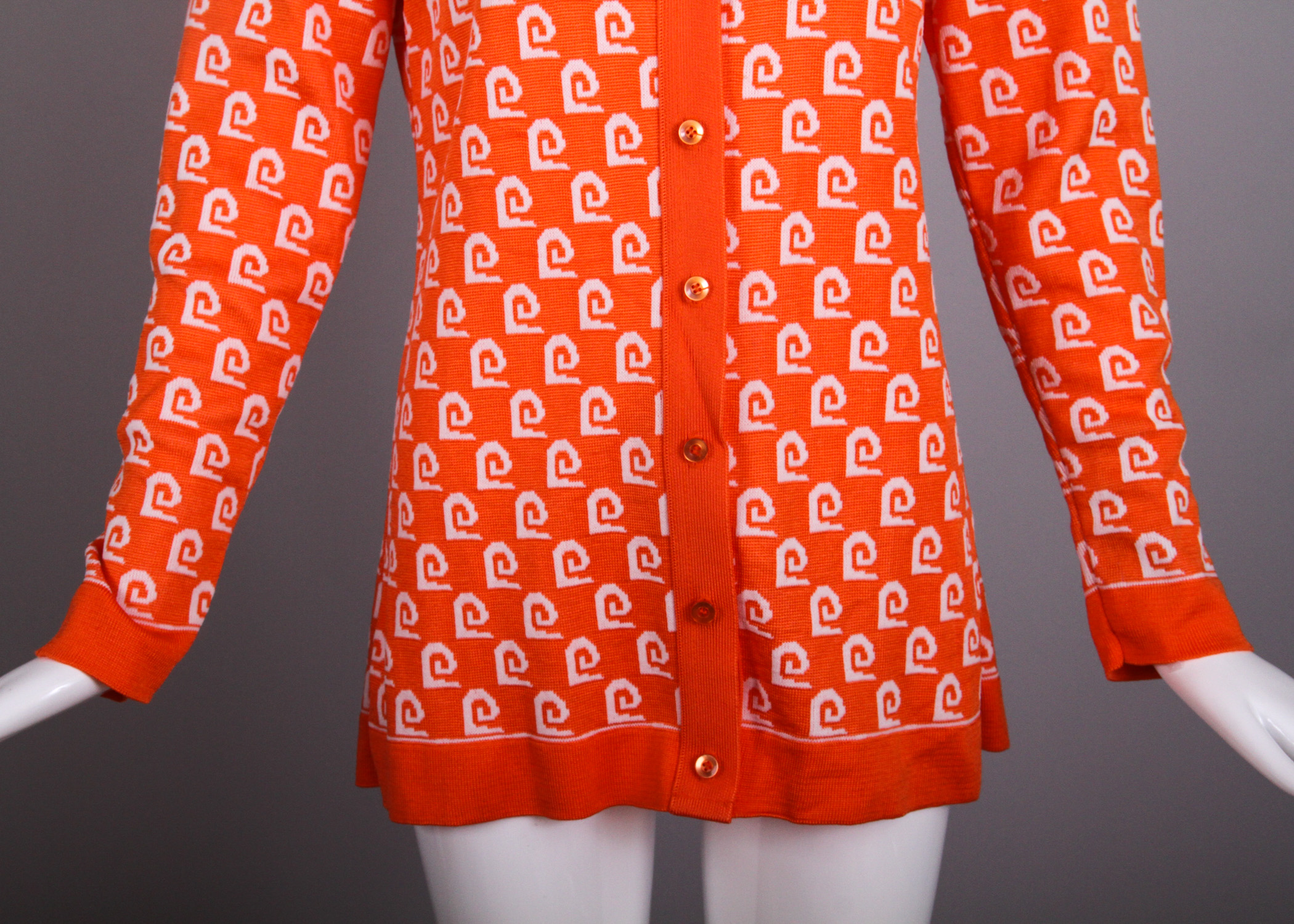 Pierre Cardin Logo Cardigan