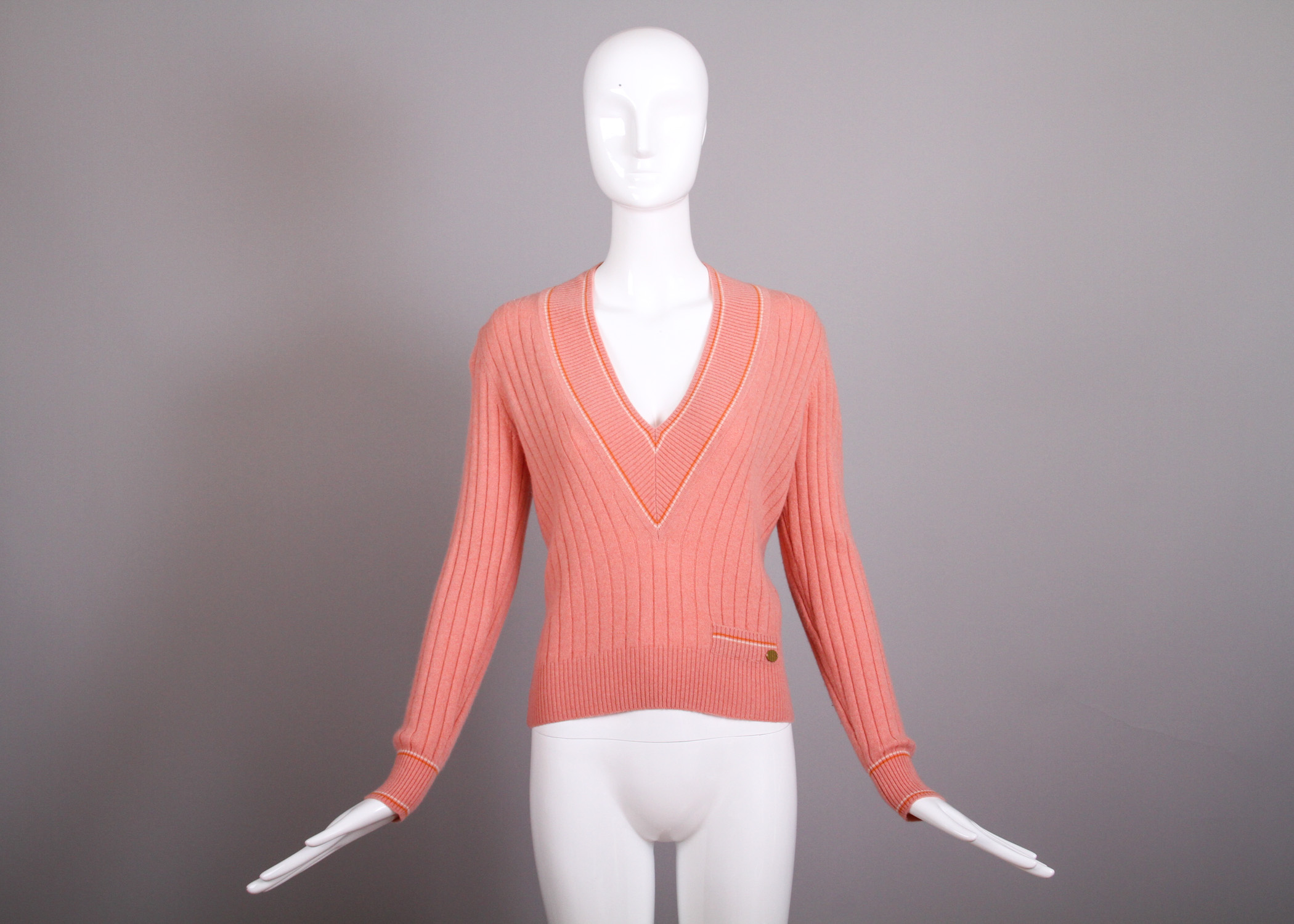 Chanel Cashmere Tennis Sweater