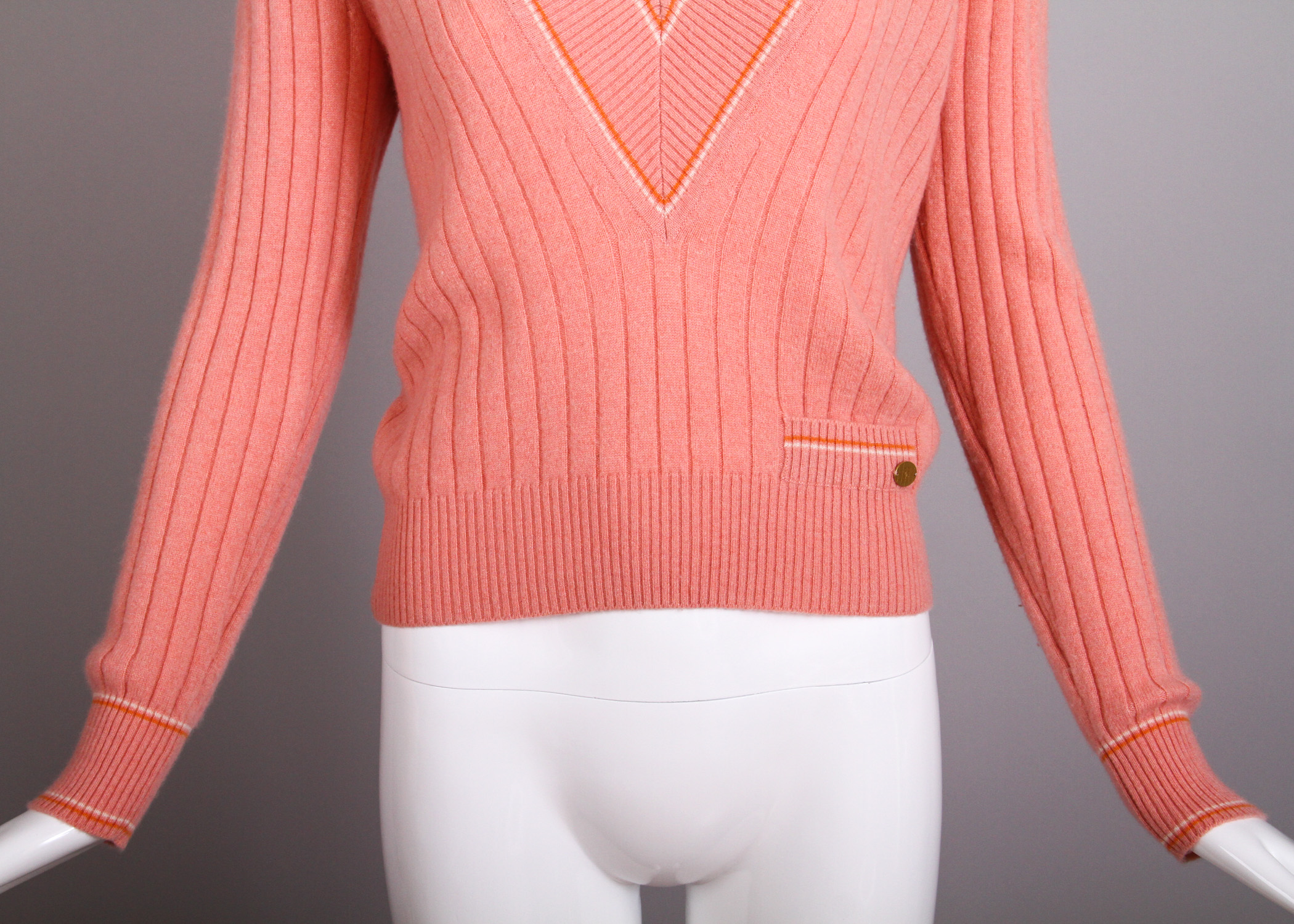 Chanel Cashmere Tennis Sweater