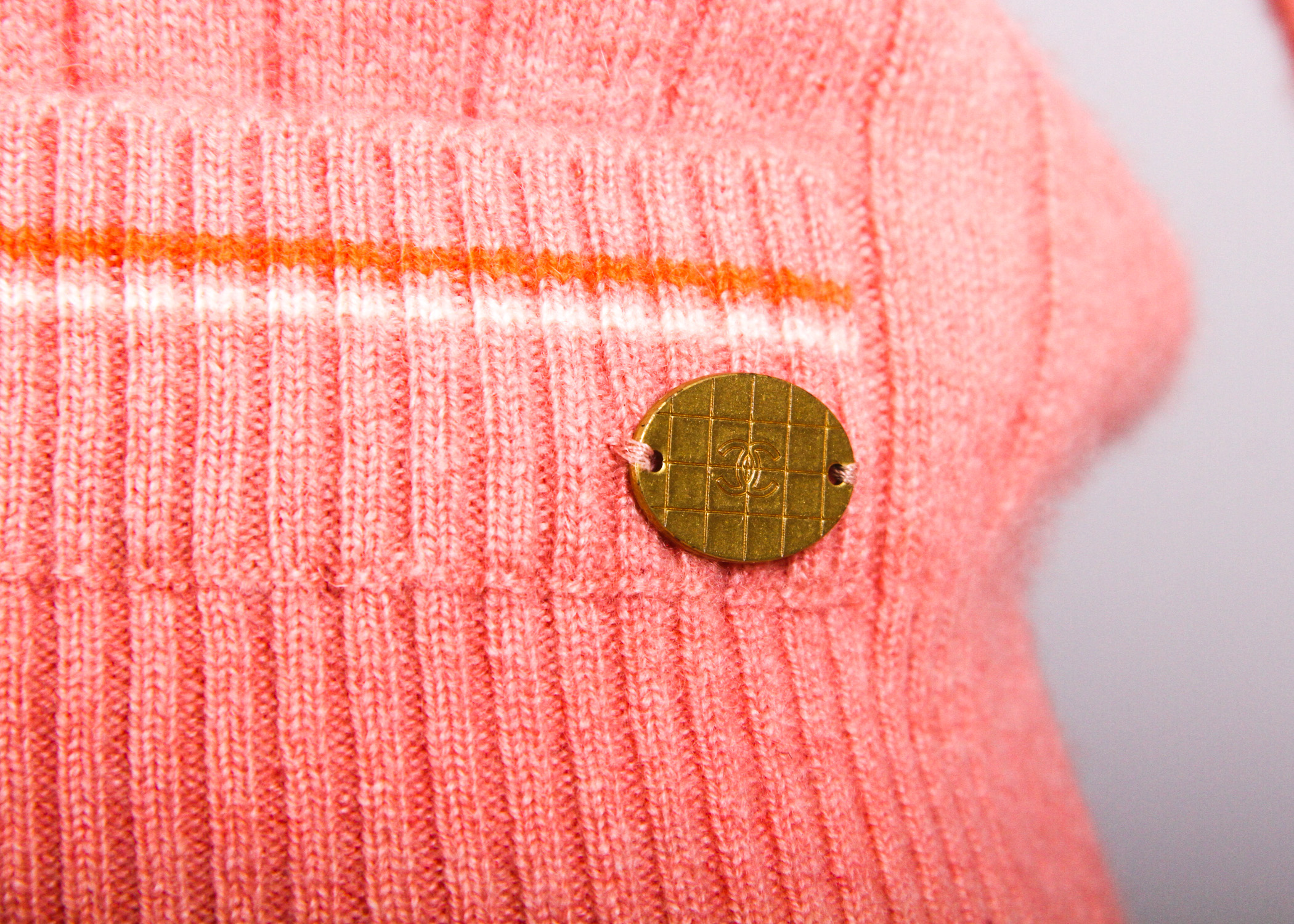 Chanel Cashmere Tennis Sweater