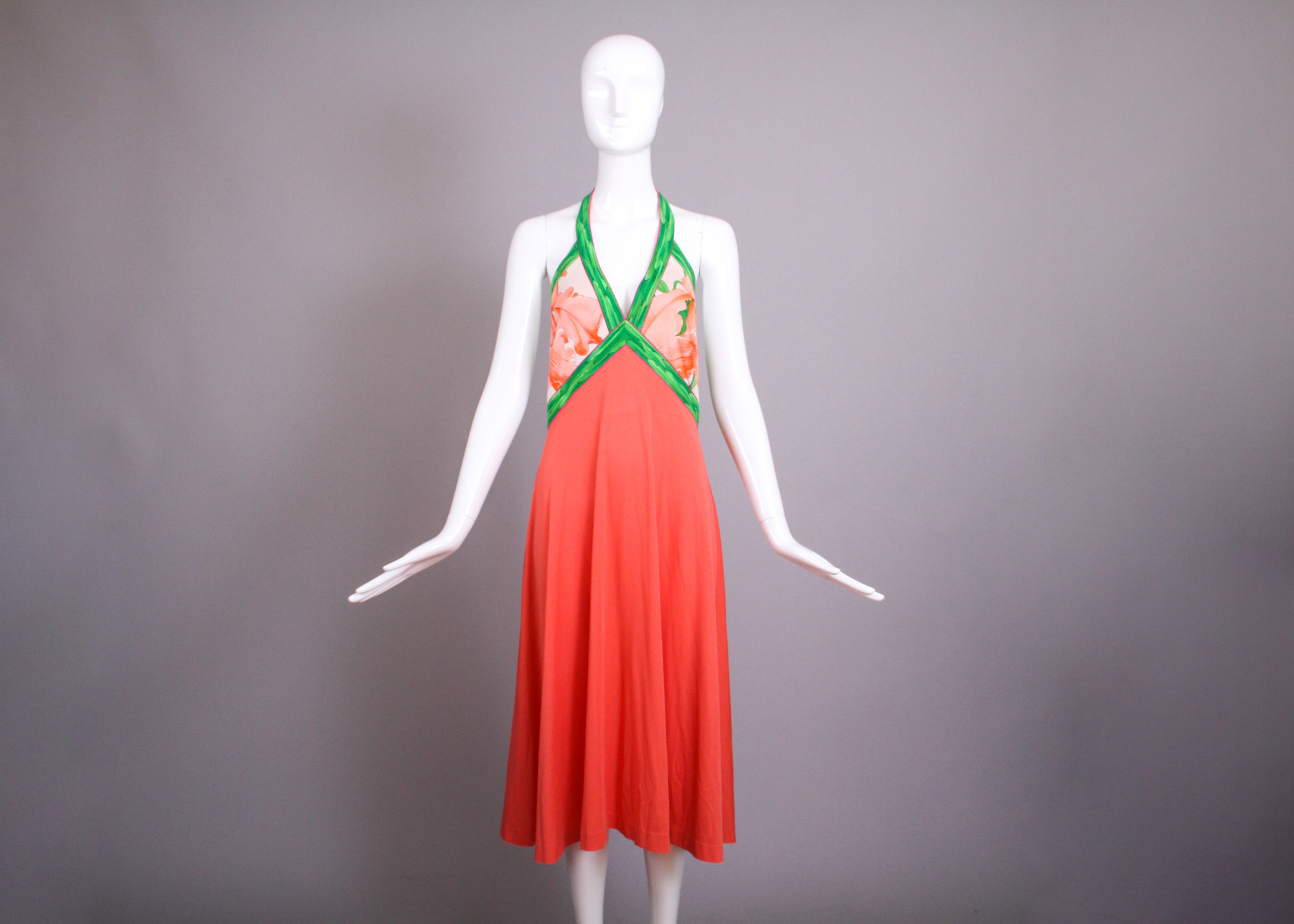 1970s Leonard Halter Dress