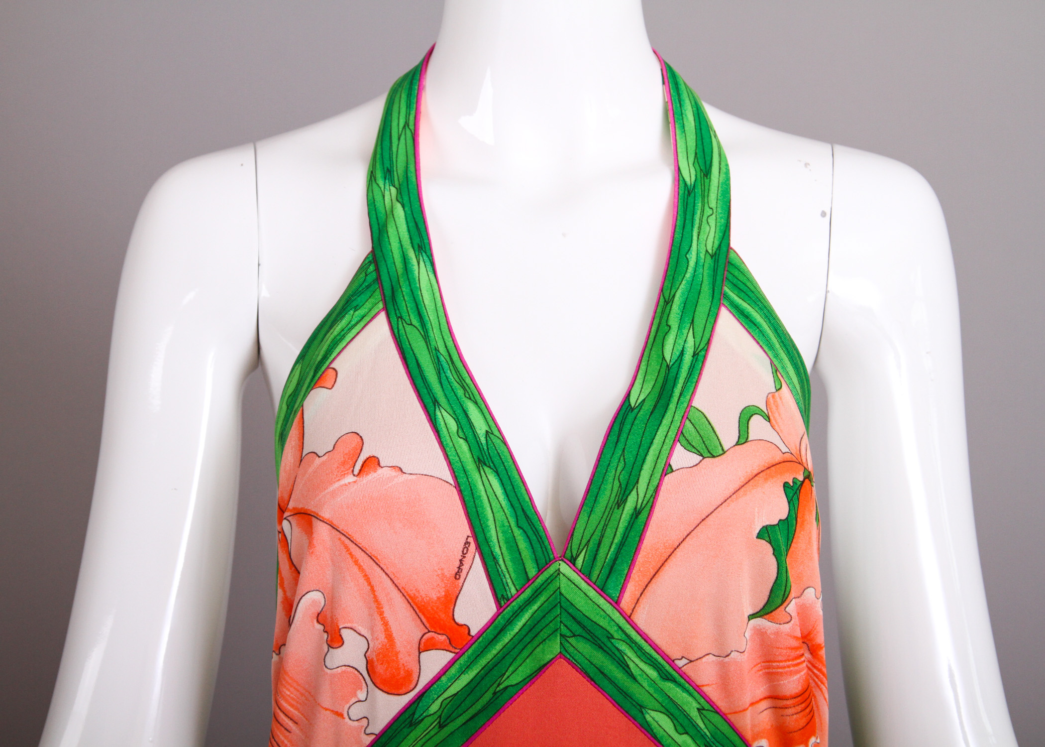 1970s Leonard Halter Dress