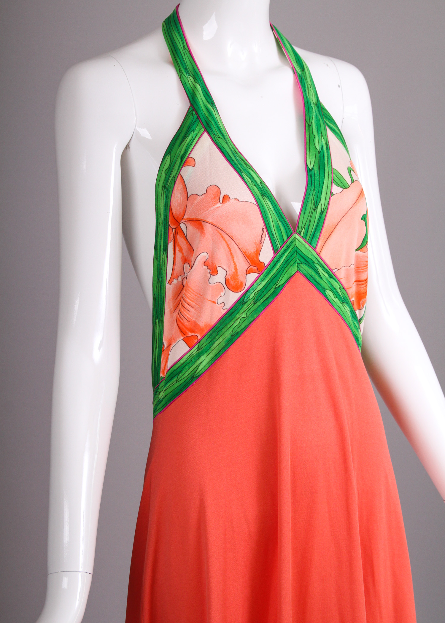 1970s Leonard Halter Dress