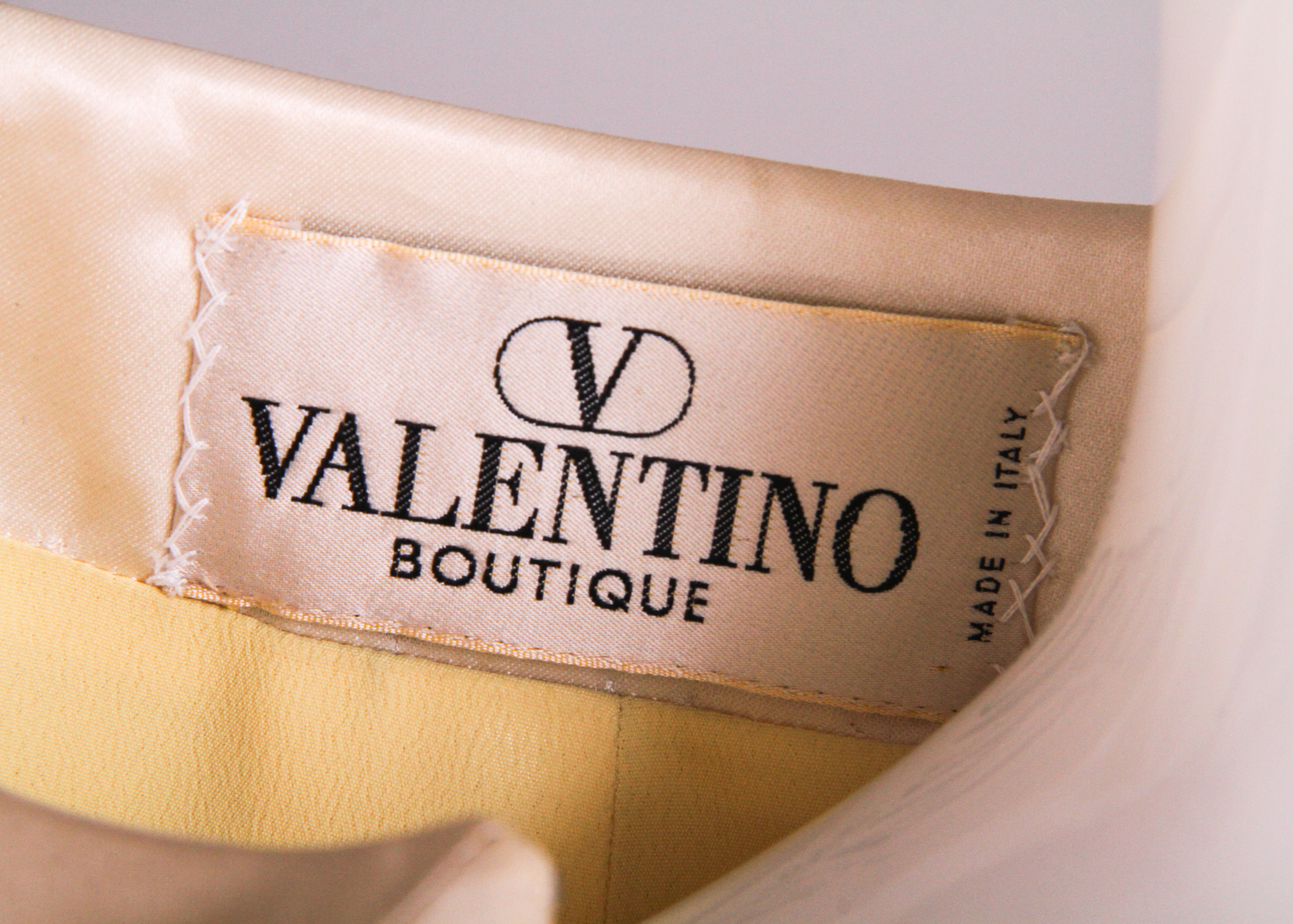 Valentino Dupion and Charmeuse Silk Duster Coat