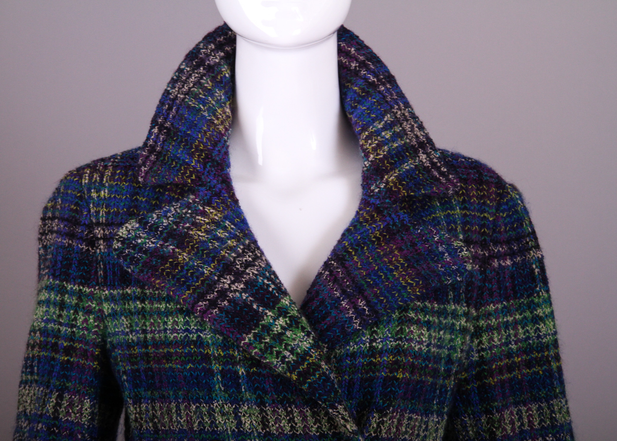 Missoni Knit Plaid Jacket Cardigan