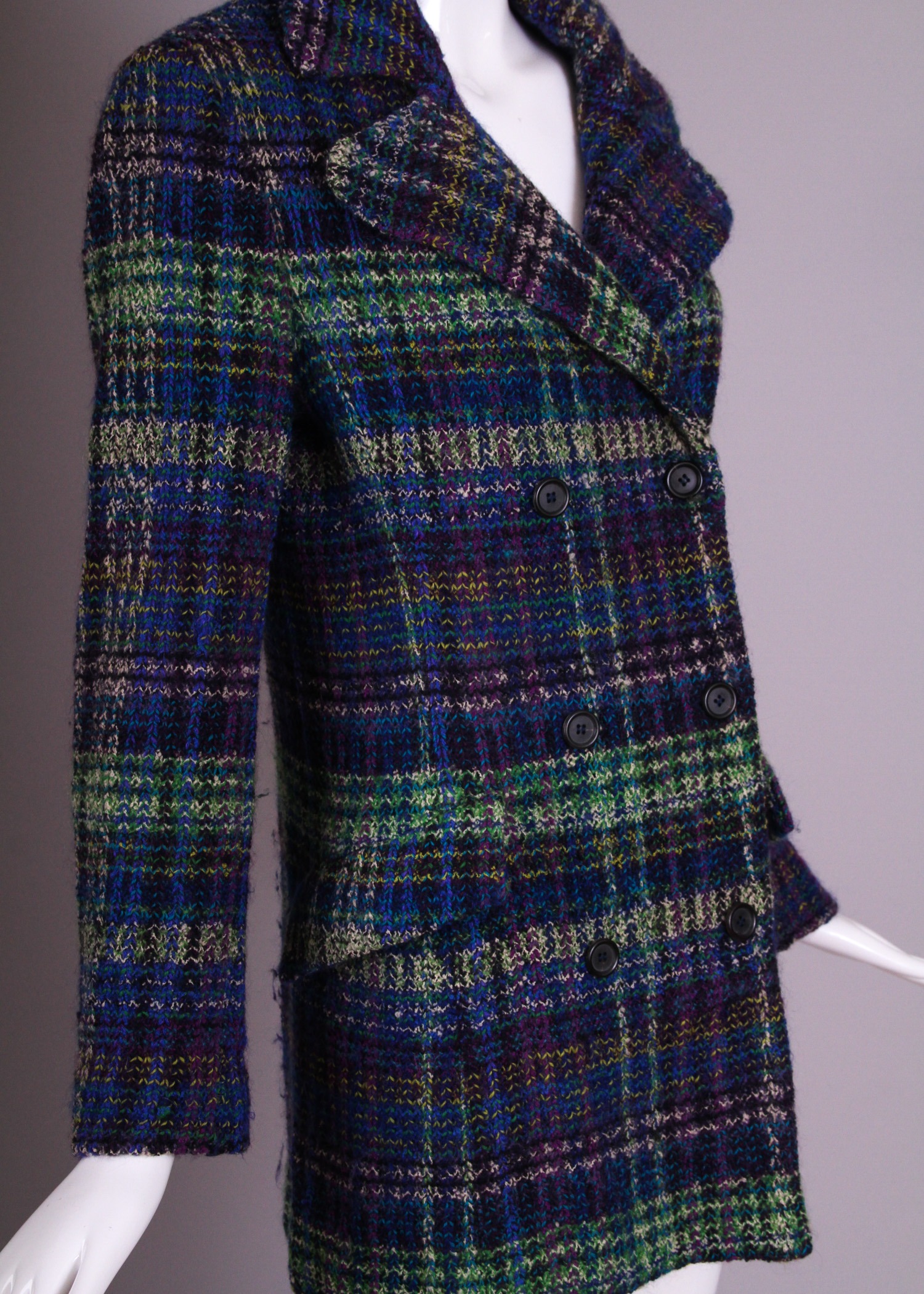 Missoni Knit Plaid Jacket Cardigan