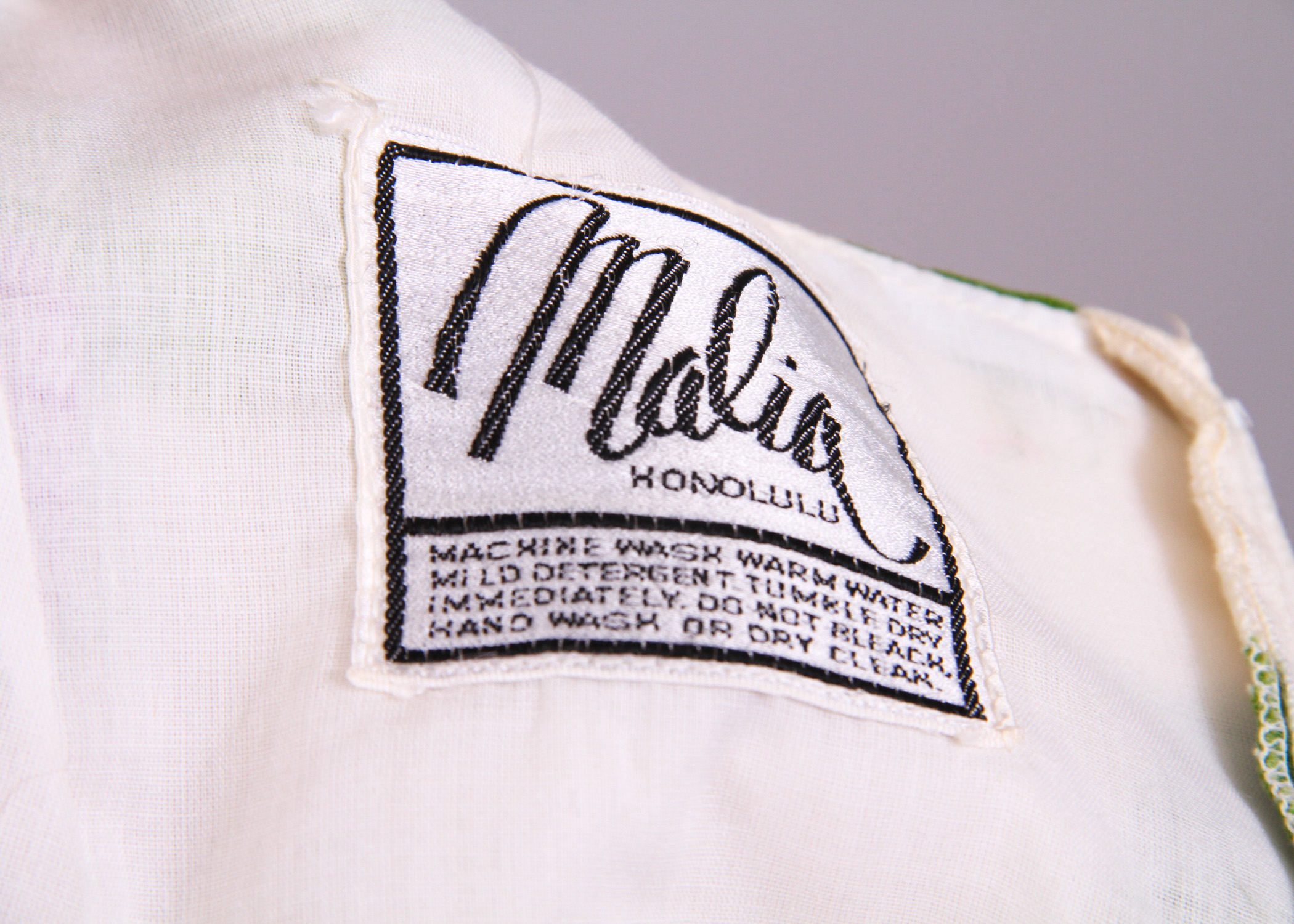 Trio of Vintage Malia of Honolulu Dresses