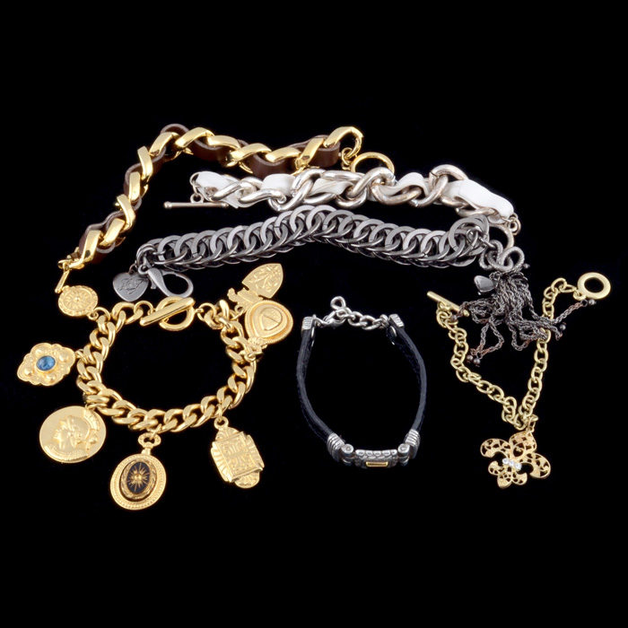 Collection of Fashion Costume Bracelets Including Ben-Amun