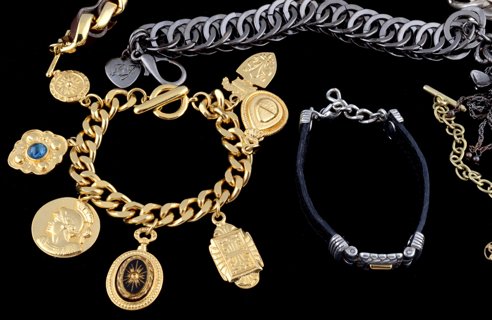 Collection of Fashion Costume Bracelets Including Ben-Amun